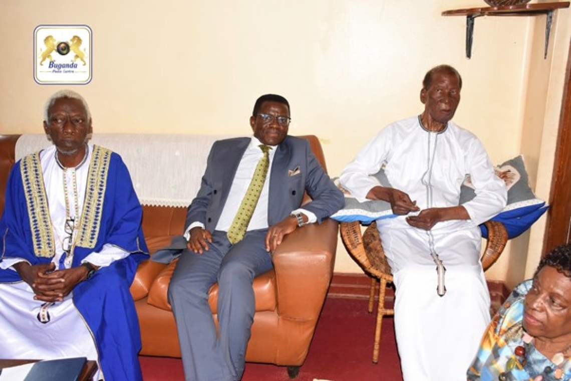 Katikkiro visits the head of the Olugave Clan, Omutaka Ndugwa Ssemakula